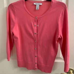Small WHBM cardigan Coral